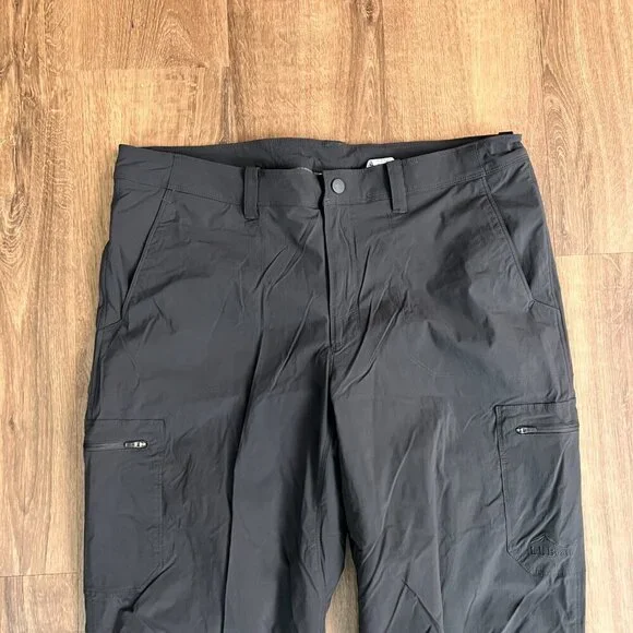 LL Bean Men's Cresta Hiking Pants, Standard Fit, Fleece-Lined Gray Sz 38 - Picture 3 of 12